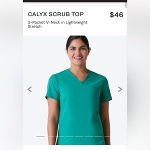 Medelita Calyx Scrub Top